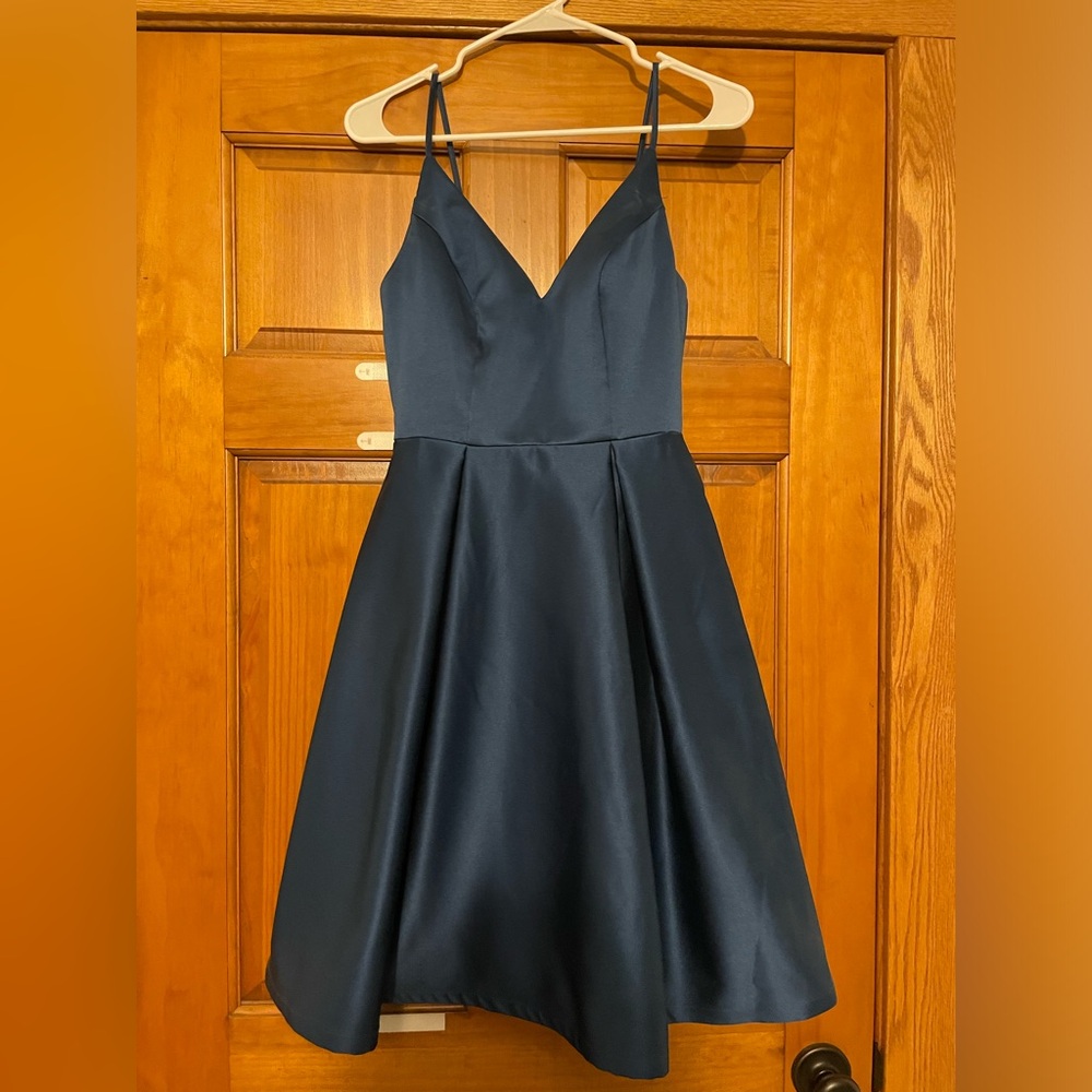 JJ’s House Ink Blue Dress US2/UK8/EU34